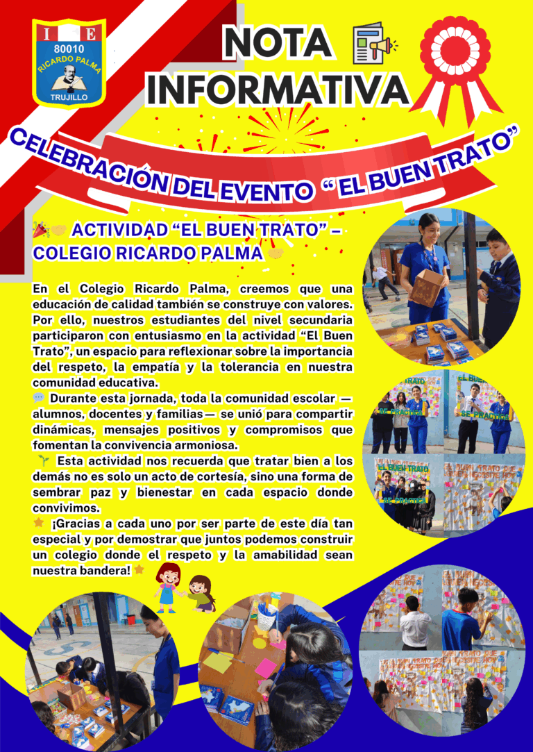 evento el buen trato ricardo palma